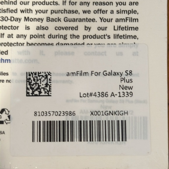 Samsung S8 screen protector NIB - Picture 3 of 3
